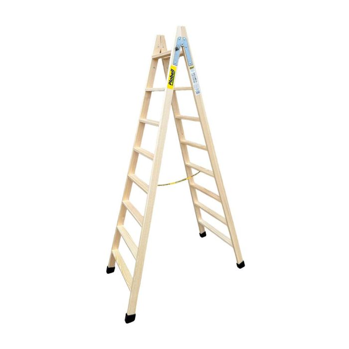 Escalera de madera peldaños anchos 214mc alto bld-8 plabell Escalera de madera peldaños anchos 214mc alto bld-8 plabell