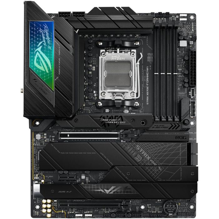 ASUS ROG STRIX X670E-F GAMING WiFi - Placa base AMD X670 para procesadores AM5 con DDR5 y Wi-Fi 6E 1