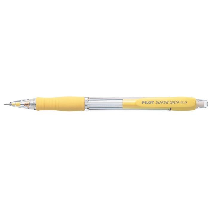 Portaminas Pilot Super Grip Amarillo 0,5 mm Sujecion De Caucho 12 unidades 1