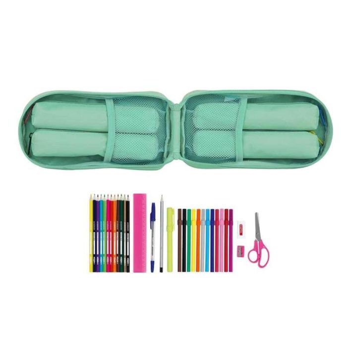 Safta Plumier Mochila Blackfit8 Turquesa C/4 Compartimentos Llenos 5 Safta Plumier Mochila Blackfit8 Turquesa C/4 Compartimentos Llenos 5