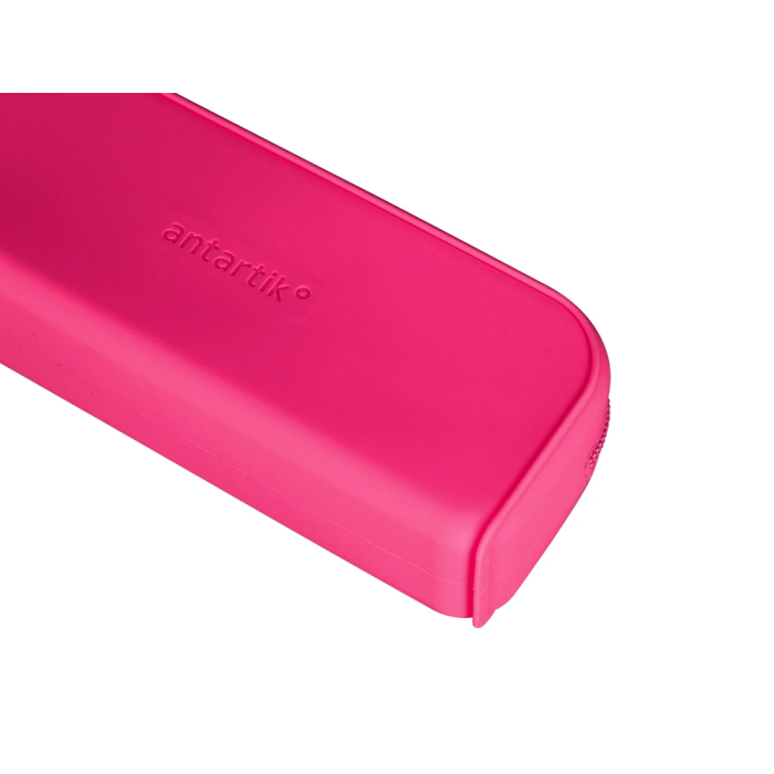 Antartik Estuche Portatodo Prisma Silicona Soft Rectangular Rosa Fucsia 185x50x75 mm 5