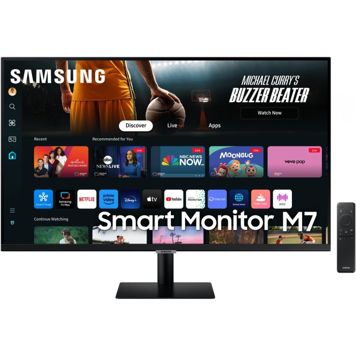 Samsung LS32DM700UUXEN Monitor Smart TV 32" 4K UHD LED VA 4ms Tizen Wifi USB-C HDMI Negro