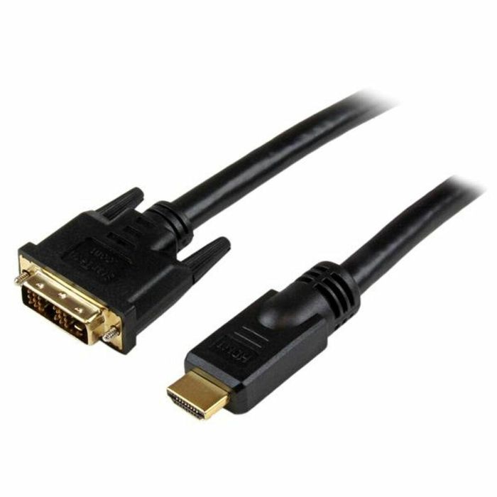 Adaptador HDMI a DVI Startech HDDVIMM10M Negro 10 m Adaptador HDMI a DVI Startech HDDVIMM10M Negro 10 m