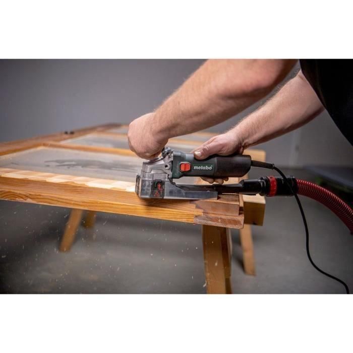Fresadora de madera - METABO - LF 850 S - 4 cuchillas de metal duro reversibles - Conexión de aspiración 5