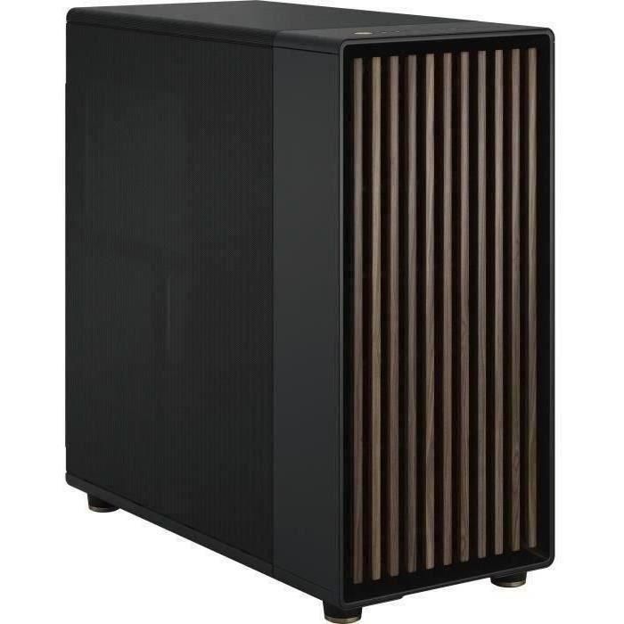 Fractal Design FD-C-NOR1X-01 carcasa de ordenador Midi Tower Negro, Carbón vegetal