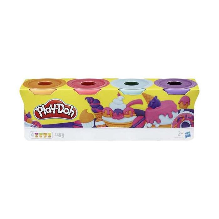 Plastilina playdoh pack 4 botes - modelos surtidos 3 Plastilina playdoh pack 4 botes - modelos surtidos 3