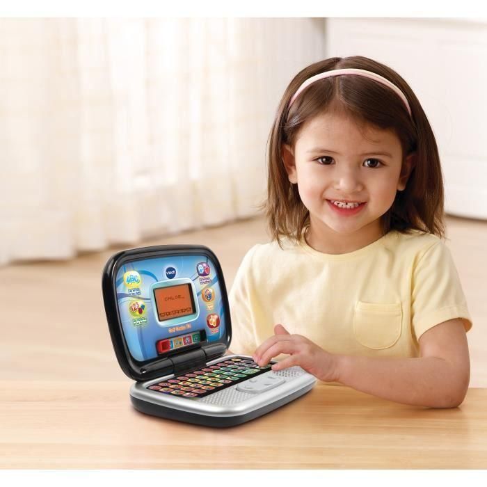 VTECH Ordi Genius Kid - Computadora Educativa con Contenido EscalaVTECH Ordi Genius Kid - Computadora Educativa con Contenido Escalable y 20 Actividades, Pantalla Retroiluminada 3