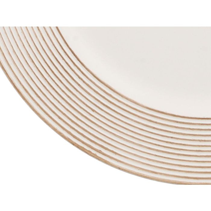 Portavelas Círculos Blanco Envejecido 33 cm - Giftdecor (24 Unidades) 3 Portavelas Círculos Blanco Envejecido 33 cm - Giftdecor (24 Unidades) 3