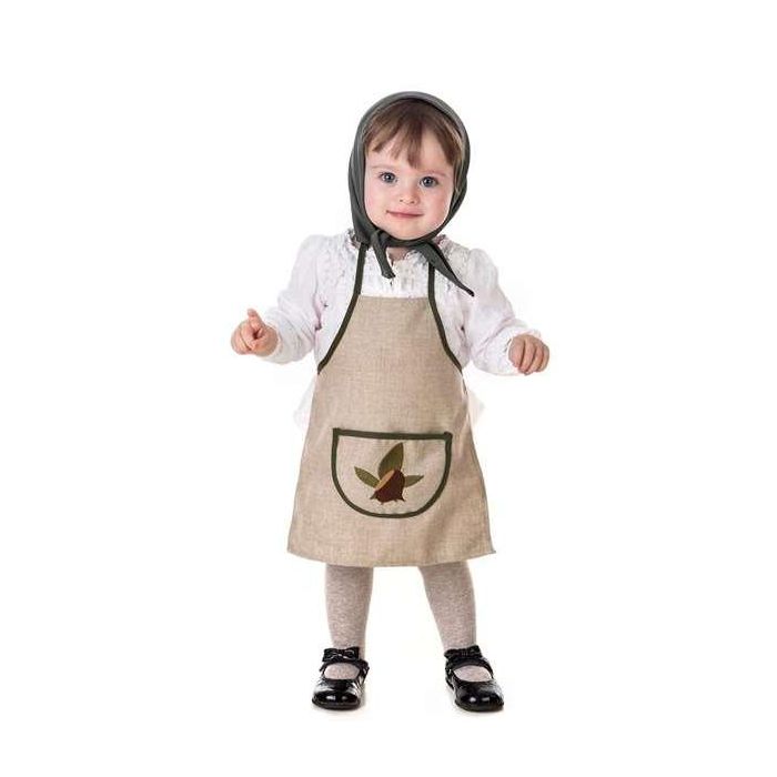 Castañera beige hojas-castaña talla 12meses Castañera beige hojas-castaña talla 12meses