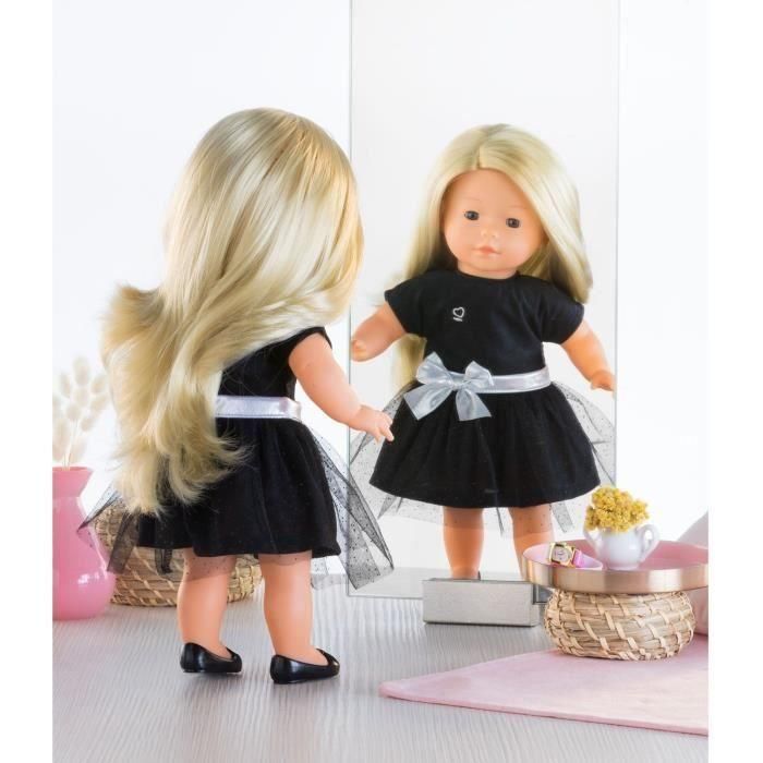 Corolle Muñeca Ma Corolle Paloma para vestir de 36 cm con cuerpo flexible, vinilo suave, pelo largo peinable y aroma a vainilla. 4