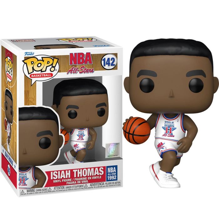 FUNKO Figura POP NBA All Star Isiah Thomas 1992 de Vinilo 9cm en Caja Regalo con Ventana
