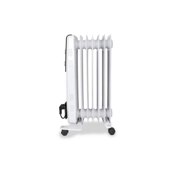 Orbegozo Radiador de Aceite RF 1500 A - 1500W, 7 Elementos, Termostato Regulable, 3 Potencias, Seguridad Antivuelco 1