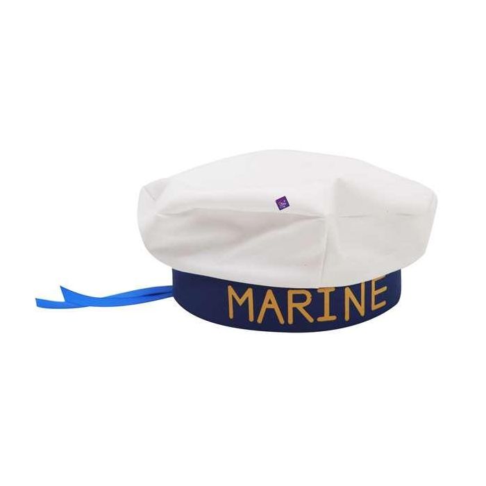 My Other Me Sombrero de Grumete Blanco 58 cm para Niños +3 Años 0 My Other Me Sombrero de Grumete Blanco 58 cm para Niños +3 Años 0