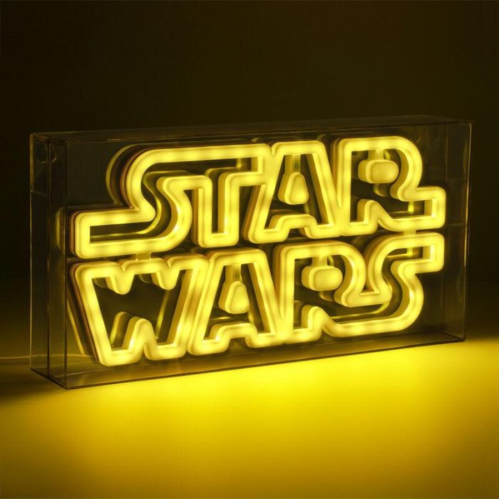 Paladone Lámpara LED Star Wars Logo con Cable USB-C 1 Paladone Lámpara LED Star Wars Logo con Cable USB-C 1