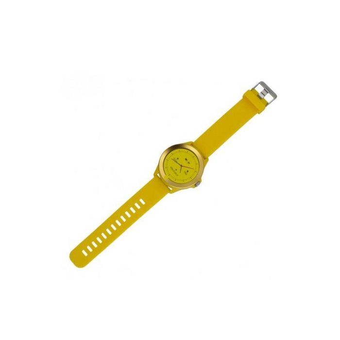Smartwatch Forever Colorum CW-300/ Notificaciones/ Frecuencia Cardíaca/ Amarillo 1