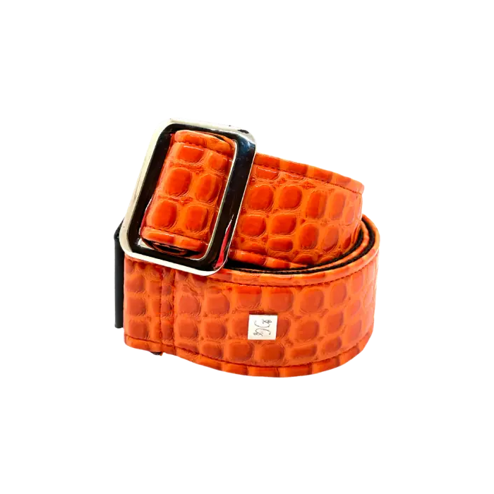 GETM Correa Guitarra Bajo Aussie Gator Orange Crush 1