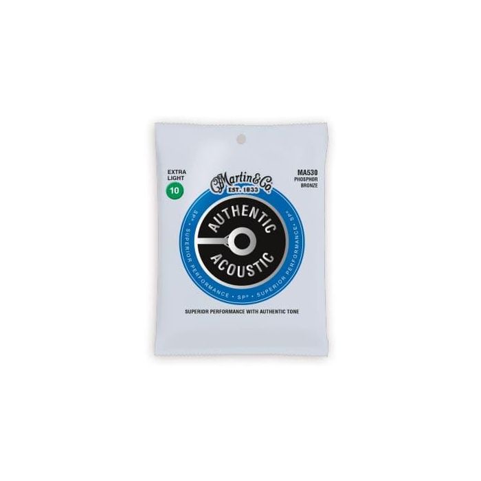 Juego Acústica Authentic Sp Phosphor Bronze 92/8 Extra Light 10-47