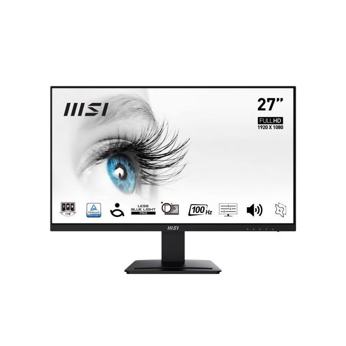 MSI Pro MP273A pantalla para PC 68,6 cm (27") 1920 x 1080 Pixeles Full HD LED Negro MSI Pro MP273A pantalla para PC 68,6 cm (27") 1920 x 1080 Pixeles Full HD LED Negro