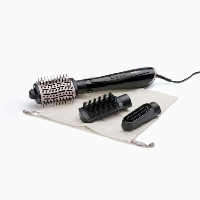 Babyliss AS128E Cepillo de Aire Caliente Style Smooth 1000W Iónico con 3 Accesorios: Secar, Alisar, Voluminizar. Antiencrespamiento + Bolsa de Viaje 7 Babyliss AS128E Cepillo de Aire Caliente Style Smooth 1000W Iónico con 3 Accesorios: Secar, Alisar, Voluminizar. Antiencrespamiento + Bolsa de Viaje 7