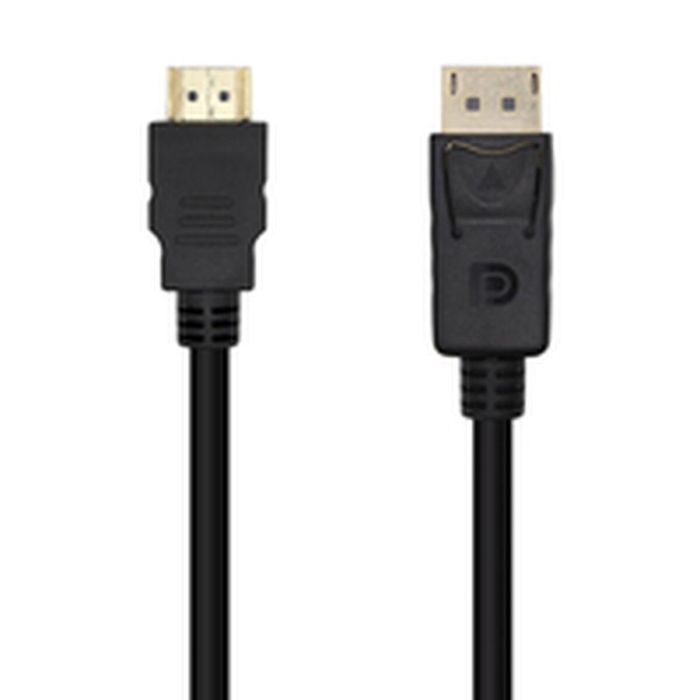 AISENS - CABLE CONVERSOR DISPLAYPORT A HDMI, DP/M-HDMI/M, NEGRO, 3.0M 15