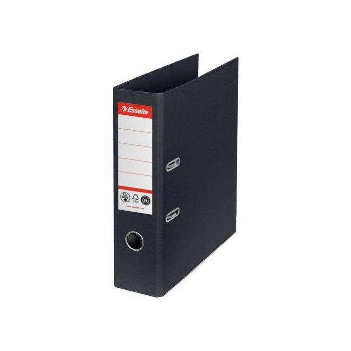 Archivador Palanca Esselte Co2 Neutral Nº1 Carton Forrado A4 75Mm Negro 10 unidades