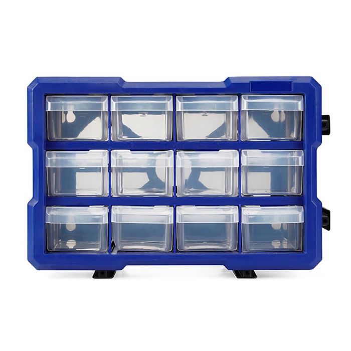 Workpro Organizador Apilable 12 Cajones Transparente PP 295x195x160mm para Almacenamiento y Organización 2 Workpro Organizador Apilable 12 Cajones Transparente PP 295x195x160mm para Almacenamiento y Organización 2