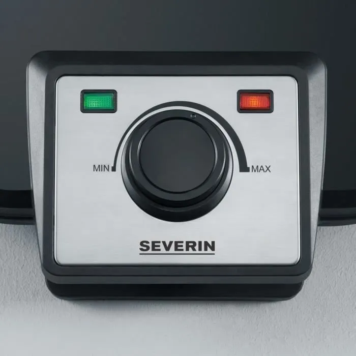 Severin WA2106 Gofrera Eléctrica - Negro - 1200W 3