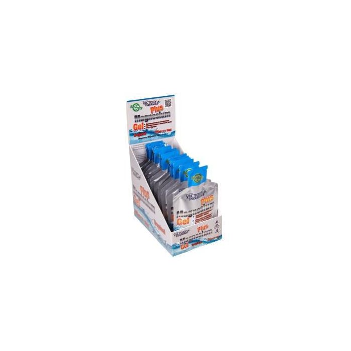 Victory Endurance Magnesium Plus Gel Tripocal con Magnesio y Potasio, 12 unidades para deportistas de fondo
