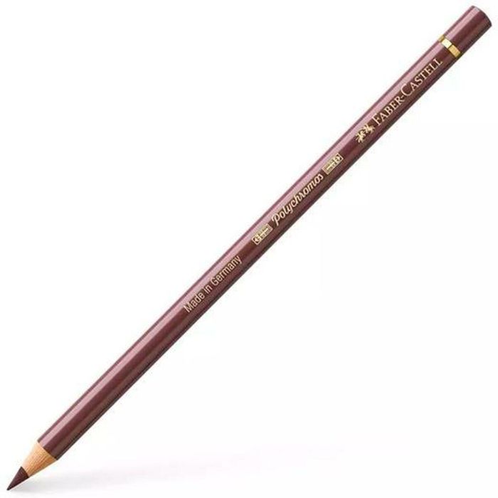 Lápices de colores Faber-Castell Polychromos 176 Van-Dyck Marrón (6 Unidades) 1