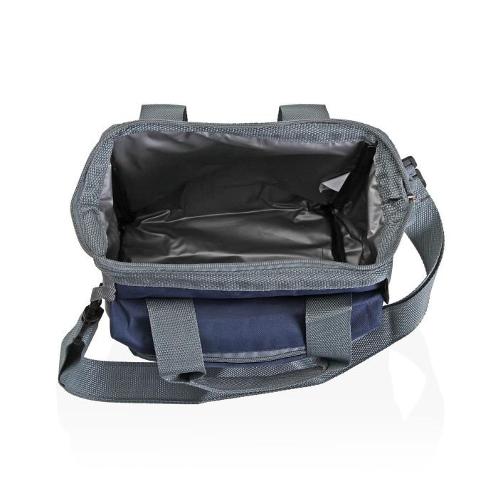 Fiambrera Isotérmica Versa 7L Gris y Azul 22x24x15 cm (2 Unidades) 2 Fiambrera Isotérmica Versa 7L Gris y Azul 22x24x15 cm (2 Unidades) 2