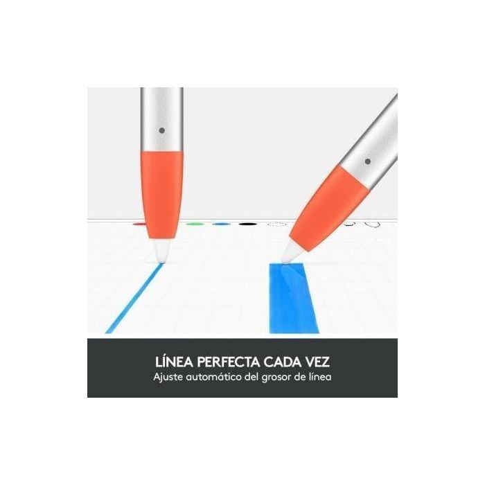 Logitech 914-000034 Lápiz Digital Crayon para iPad (6ª generación) con Tecnología Apple Pencil, Precisión de Píxel y Rechazo de Palma 3 Logitech 914-000034 Lápiz Digital Crayon para iPad (6ª generación) con Tecnología Apple Pencil, Precisión de Píxel y Rechazo de Palma 3