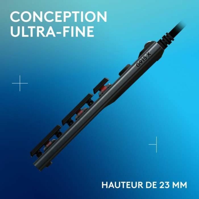 Teclado Logitech G915 X Negro AZERTY 2