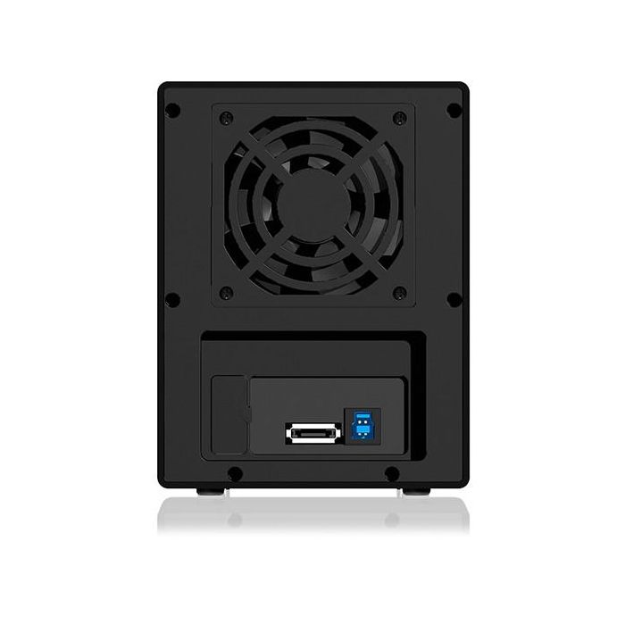 ICY BOX Carcasa Externa para 4 Discos Duros de 3.5" SATA con USB 3.0 y eSATA, Función JBOD, Color Negro 3