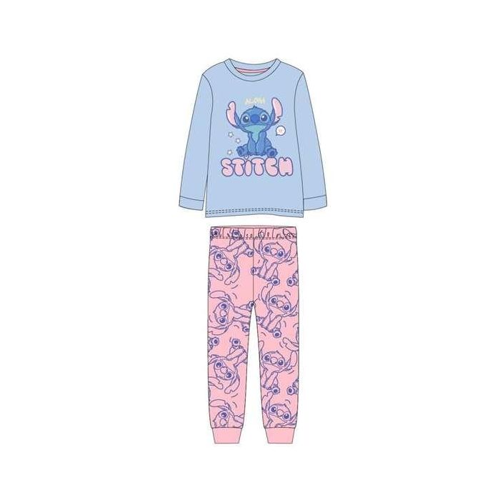 Pijama largo single jersey stitch 14 años 0 Pijama largo single jersey stitch 14 años 0