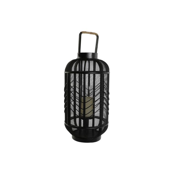 Portavela Colonial DKD Home Decor Negro 25.5 x 46.5 x 25.5 cm 1 Portavela Colonial DKD Home Decor Negro 25.5 x 46.5 x 25.5 cm 1