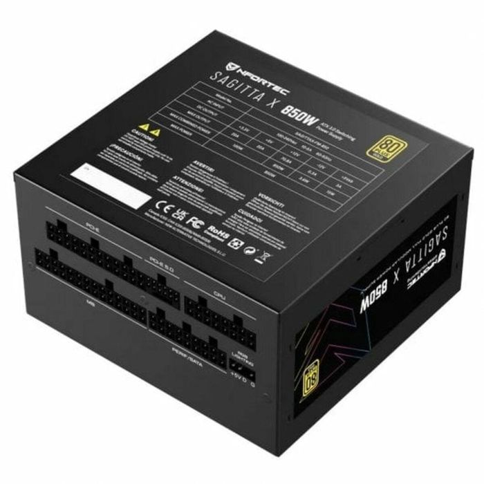 Nfortec Fuente de Alimentación Sagitta X 850W. Pcie 5.0 80 Plus Gold Full Modular A-Rgb 1