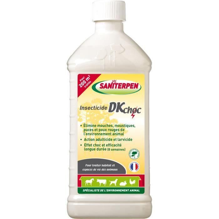 Insecticida SANITERPEN concentrado DK - Para el tratamiento de viviendas y equipos de transporte para animales domésticos - 1 L Insecticida SANITERPEN concentrado DK - Para el tratamiento de viviendas y equipos de transporte para animales domésticos - 1 L