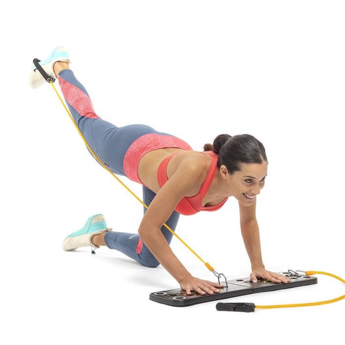 Tabla de Flexiones Push-Up con Bandas de Resistencia y Guía de Ejercicios Pulsher InnovaGoods 6
