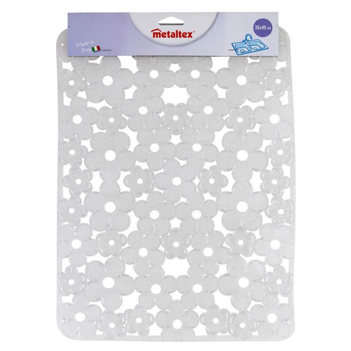 Metaltex Salvaplatos para fregadero rectangular 30x40cm PVC blanco translúcido colores/modelos surtidos 0 Metaltex Salvaplatos para fregadero rectangular 30x40cm PVC blanco translúcido colores/modelos surtidos 0
