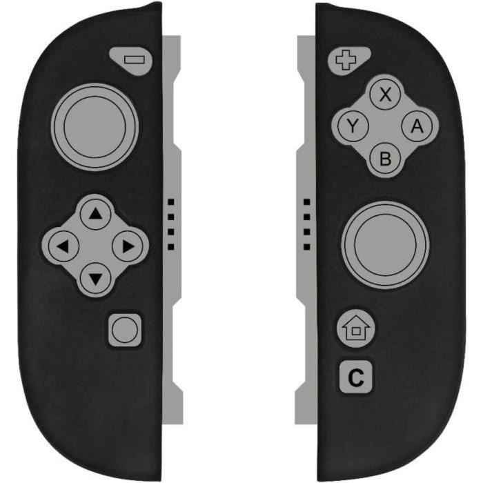 Konix Funda Protectora para Mandos Joy-Con Nintendo Switch 2 Silicona Antigolpes Antiarrañazos Antipolvo Negra 14