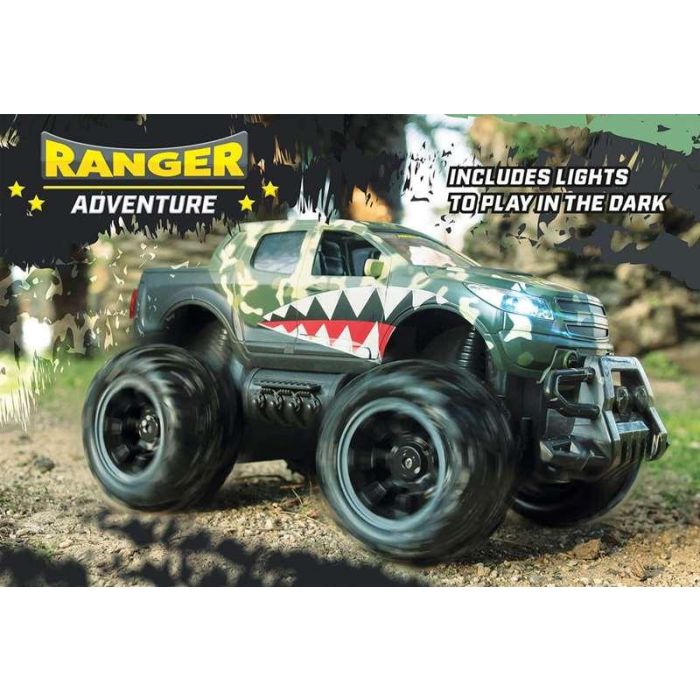 Coche radio control ranger monster truck 2 canales escala 1:14, carroceria abs 30x19x16 cm 6