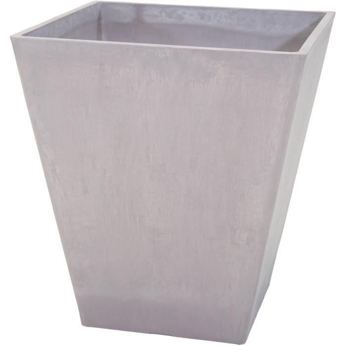 Maceta - MEGA COLECCIONES - Ecostone Square - 41 x 45 cm - Taupe Maceta - MEGA COLECCIONES - Ecostone Square - 41 x 45 cm - Taupe