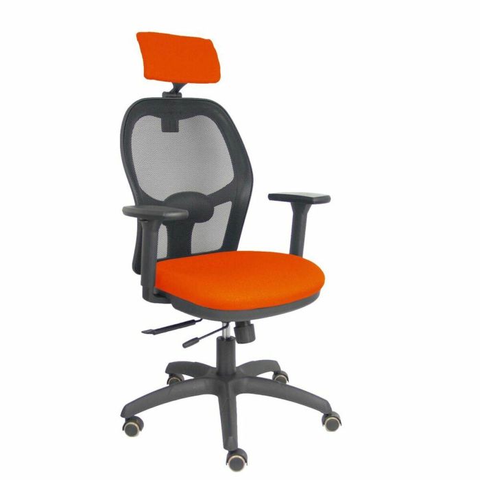 Silla de Oficina con Cabecero P&C B3DRPCR Naranja Oscuro