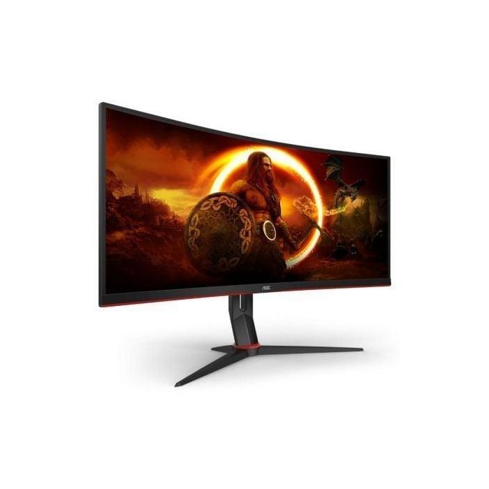 Monitor Gaming Ultrapanorámico Curvo AOC CU34G2X/BK 34"/ WQHD/ 1ms/ 144Hz/ VA/ Negro y Rojo 1 Monitor Gaming Ultrapanorámico Curvo AOC CU34G2X/BK 34"/ WQHD/ 1ms/ 144Hz/ VA/ Negro y Rojo 1