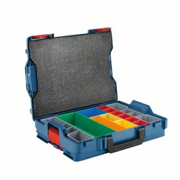 Bosch Professional 1600A016NA Maleta de transporte L-Boxx 102 con 13 compartimentos de colores
