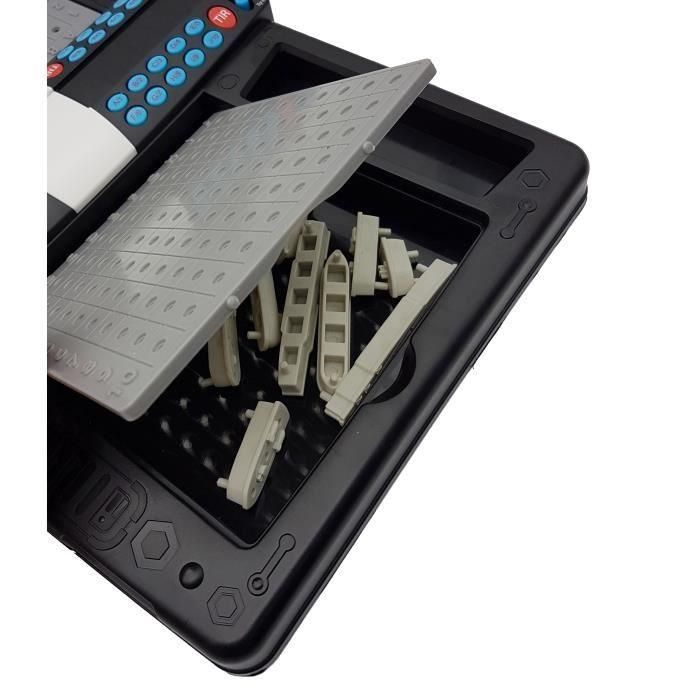 Lexibook Naval Battle Hablando, Juego de Mesa Electrónico para 1 o 2 Jugadores con 2 Niveles de Dificultad y 4 Idiomas (FR, DE, IT, NL) 2