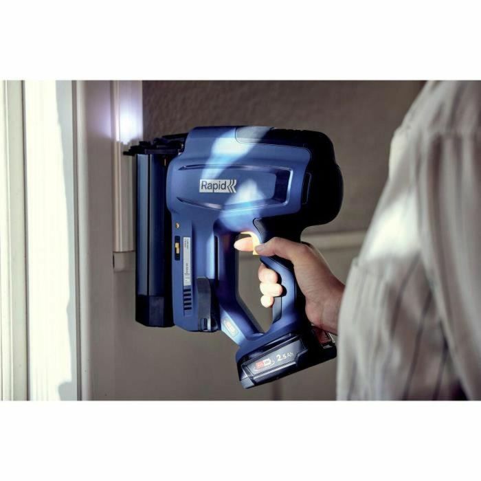 Clavadora a batería 18V para 8/20-50mm - RAPID - BNX50 - Maletín + batería 2,5Ah + cargador 4 Clavadora a batería 18V para 8/20-50mm - RAPID - BNX50 - Maletín + batería 2,5Ah + cargador 4
