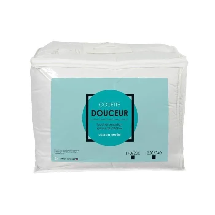 Edredón Templado Microfibra 220x240cm - Relleno 300g/m² - Fabricación Francesa 1 Edredón Templado Microfibra 220x240cm - Relleno 300g/m² - Fabricación Francesa 1
