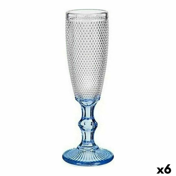 Vivalto Copa Puntos Cava Azul Cobalto 180 ml - Vidrio (Set de 36)