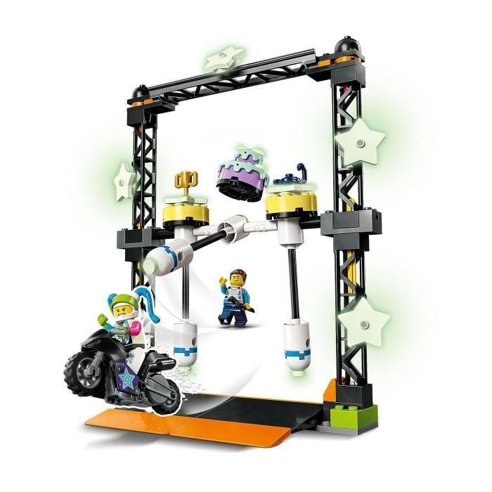 LEGO 60341 City Stuntz The Stunt Challenge: Péndulos, Stunt Bike Adventure Motocicleta Juguete para niñas y niños a partir de 5 años 2